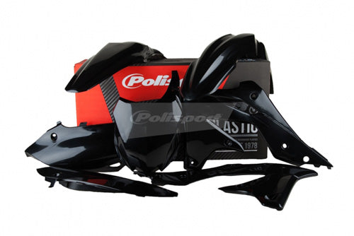 POLISPORT COMPLETE KIT / KX250F NEW, BLACK