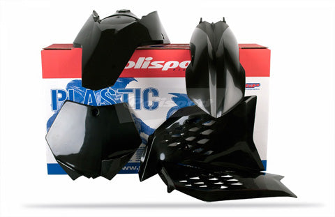 POLISPORT COMPLETE KIT / SX MODELS, BLACK