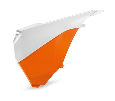 POLISPORT AIRBOX COVER KTM - WHITE/ORANGE