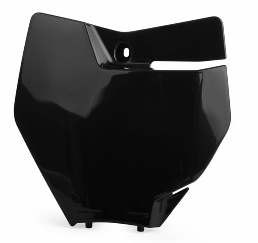 POLISPORT NUMBER PLATE, KTM, BLACK