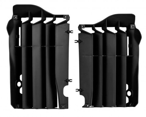 POLISPORT RADIATOR LOUVERS, HONDA, BLACK