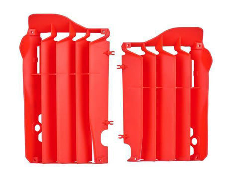 POLISPORT RADIATOR LOUVERS, HONDA, RED CR04