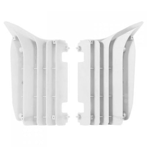 POLISPORT RADIATOR LOUVERS, YAMAHA, WHITE