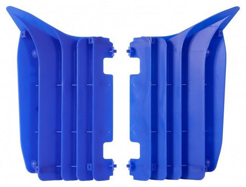 POLISPORT RADIATOR LOUVERS, YAMAHA, BLUE YAM98