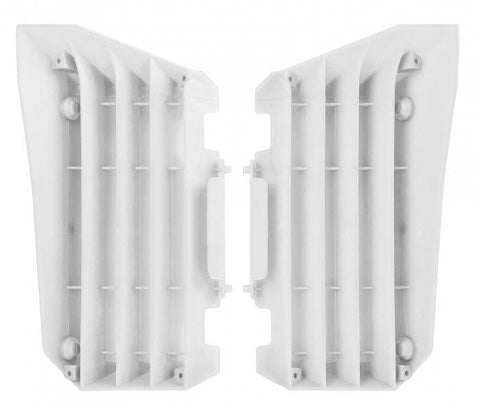 POLISPORT RADIATOR LOUVERS, YAMAHA, WHITE