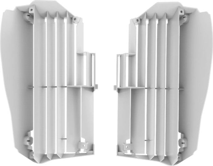 POLISPORT RADIATOR LOUVERS YAMAHA WHITE