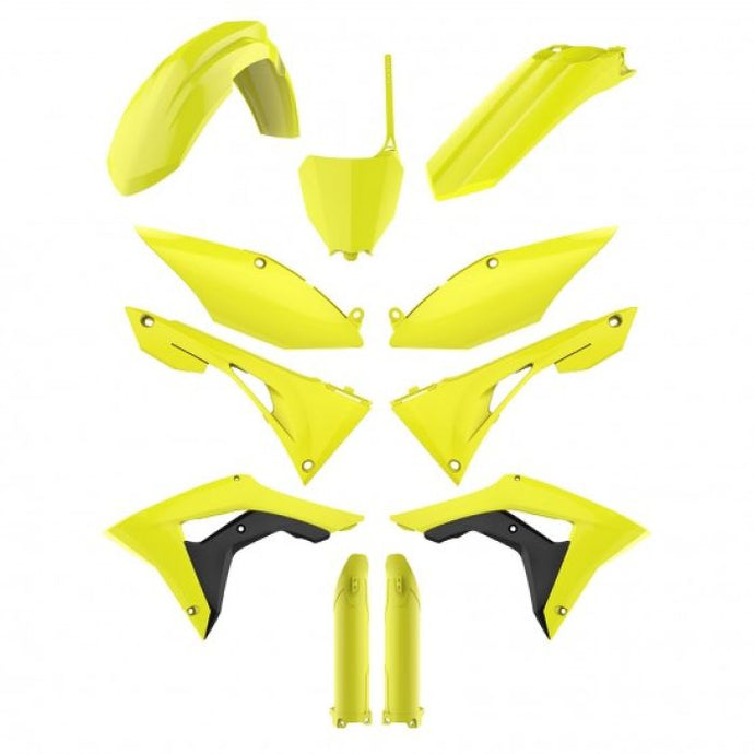 POLISPORT  MX COMPLETE KIT HONDA, FLO YELLOW