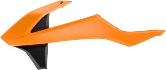 POLISPORT  RADIATOR SCOOPS KTM, FLO ORANGE/BLACK