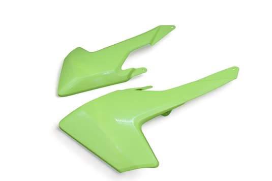 POLISPORT  RADIATOR SCOOPS HUSQVARNA, FLO YELLOW