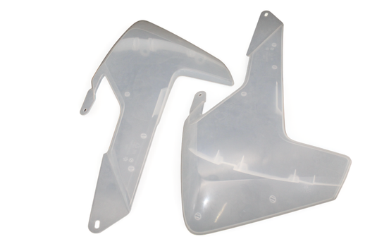 POLISPORT  RADIATOR SCOOPS HUSQVARNA, CLEAR 99