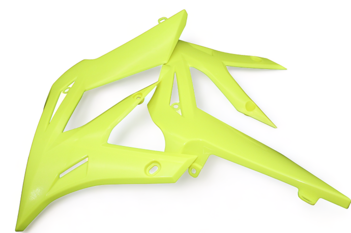POLISPORT  RADIATOR SCOOPS BETA, FLO YELLOW