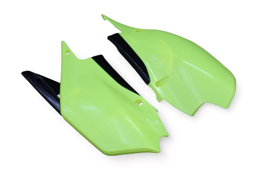 POLISPORT  SIDE PANELS YAMAHA,FLO YELLOW/BLACK