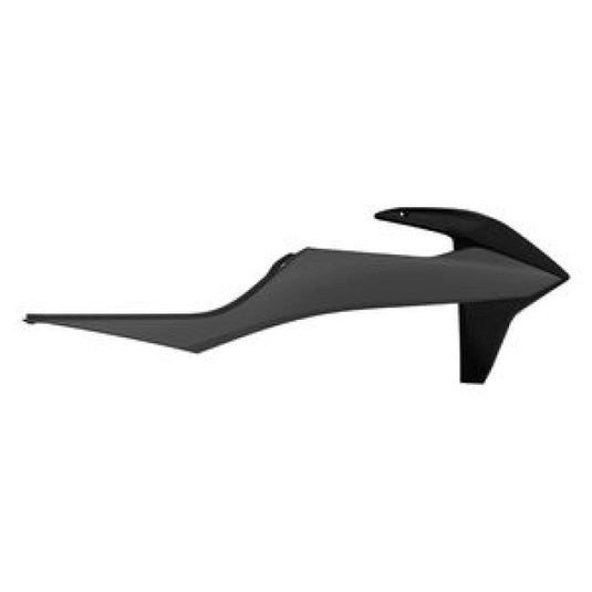 POLISPORT  RADIATOR SCOOPS KTM, BLACK/NARDO GREY