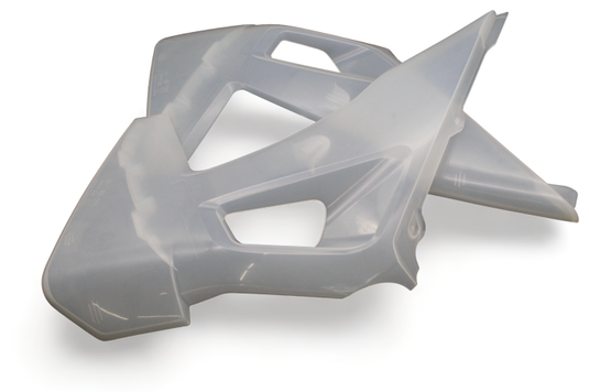 POLISPORT  RADIATOR SCOOPS HUSQVARNA, CLEAR 99