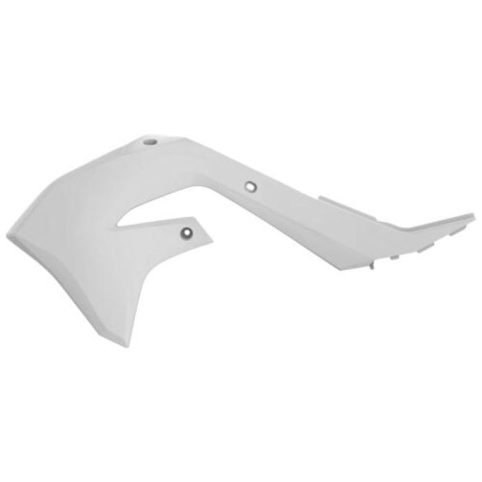 POLISPORT  RADIATOR SCOOPS KAWASAKI, WHITE