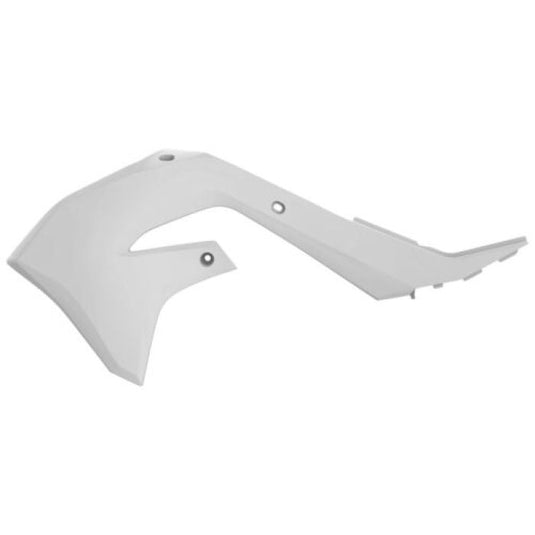 POLISPORT  RADIATOR SCOOPS KAWASAKI, WHITE