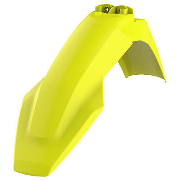 POLISPORT  FRONT FENDER HUSQVARNA, FLO YELLOW