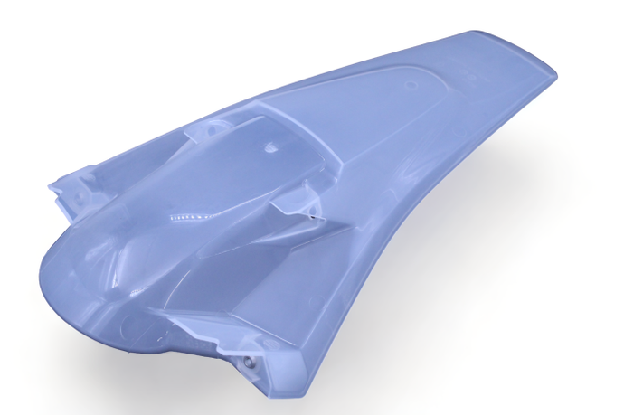 POLISPORT  REAR FENDER HUSQVARNA, CLEAR 99