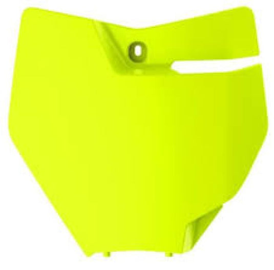 POLISPORT  NUMBER PLATE KTM, YELLOW FLO