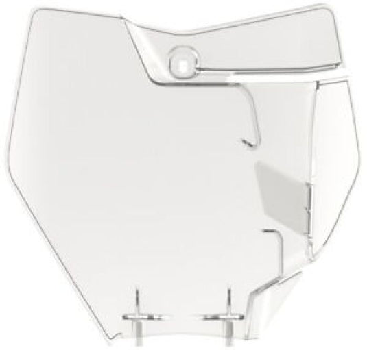 POLISPORT  NUMBER PLATE KTM, CLEAR