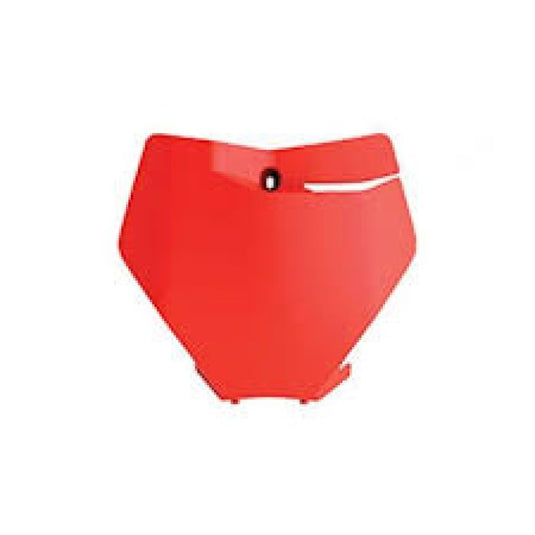 POLISPORT  NUMBER PLATE KTM, ORANGE FLO