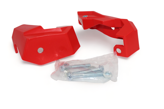 POLISPORT BOTTOM FORK PROTECTOR, RED CR04/BLACK