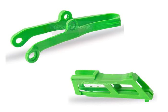 POLISPORT CHAIN GUIDE/SLIDER KIT, GREEN 05