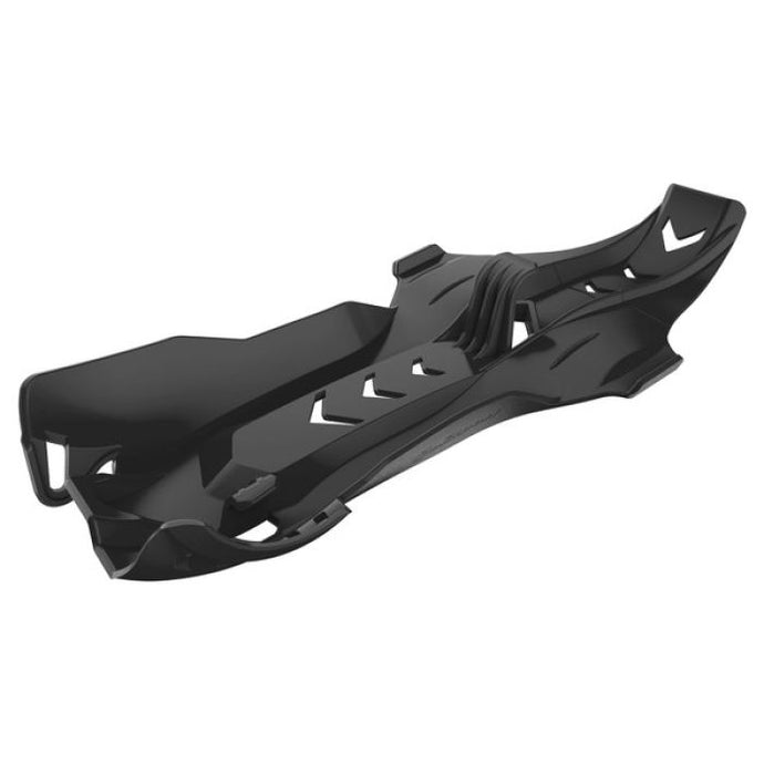 POLISPORT SKID PLATE WITH LINKPROTECTOR, BLACK