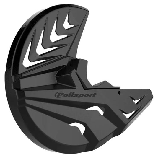 POLISPORT DISK & BOTTOM FORK PROTECTOR BLACK/BLACK
