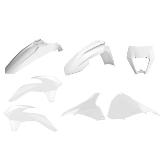 POLISPORT FRONT RESTYLING ENDURO KIT WHITE KTM