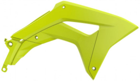 POLISPORT RADIATOR SCOOPS YELLOW FLO