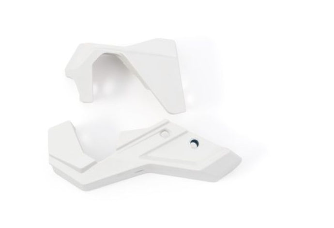 POLISPORT BOTTOM FORK PROTECTOR WHITE