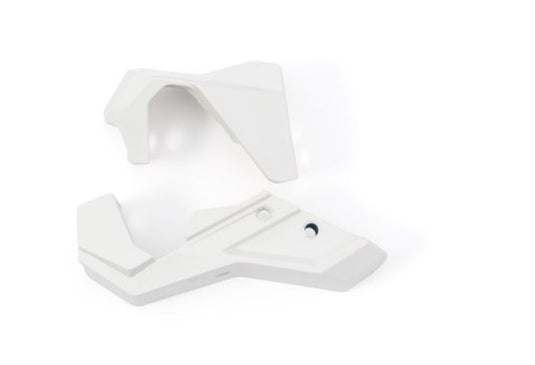 POLISPORT BOTTOM FORK PROTECTOR WHITE
