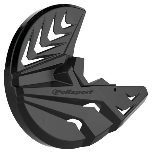 POLISPORT DISK & BOTTOM FORK PROTECTOR BLACK/BLACK