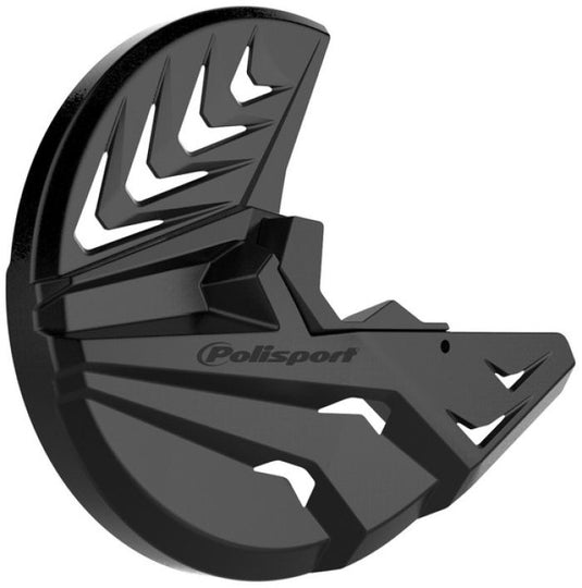 POLISPORT DISK & BOTTOM FORK PROTECTOR BLACK/BLACK