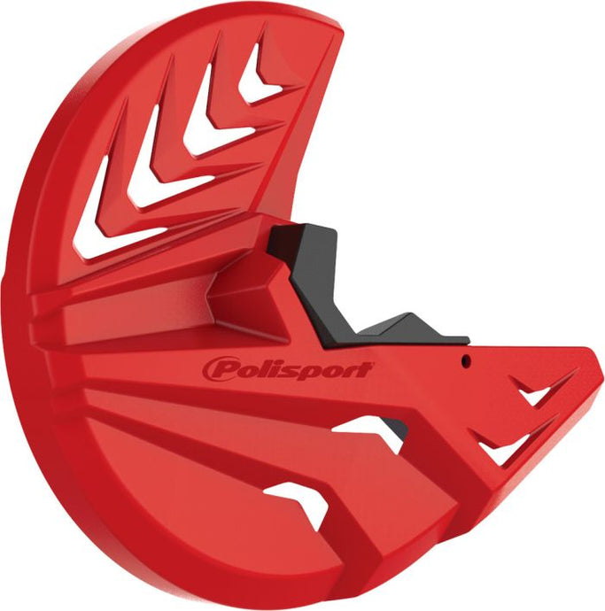 POLISPORT DISK & BOTTOM FORK PROTECTOR RED CR04/BLACK