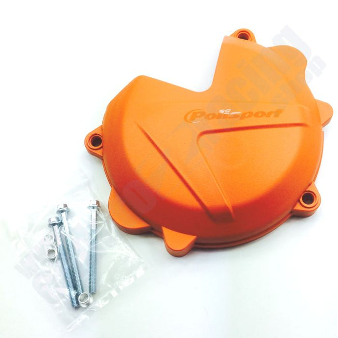 POLISPORT CLUTCH COVER ORANGE KTM