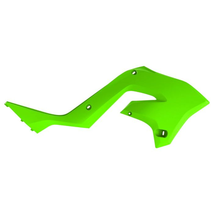 POLISPORT RADIATOR SCOOPS RESTYLING LIME GREEN