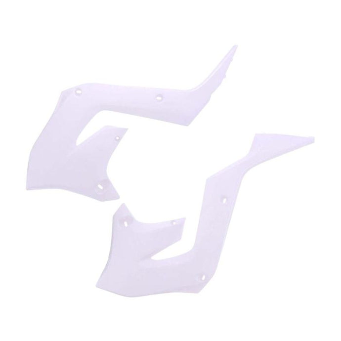 POLISPORT RADIATOR SCOOPS RESTYLING WHITE