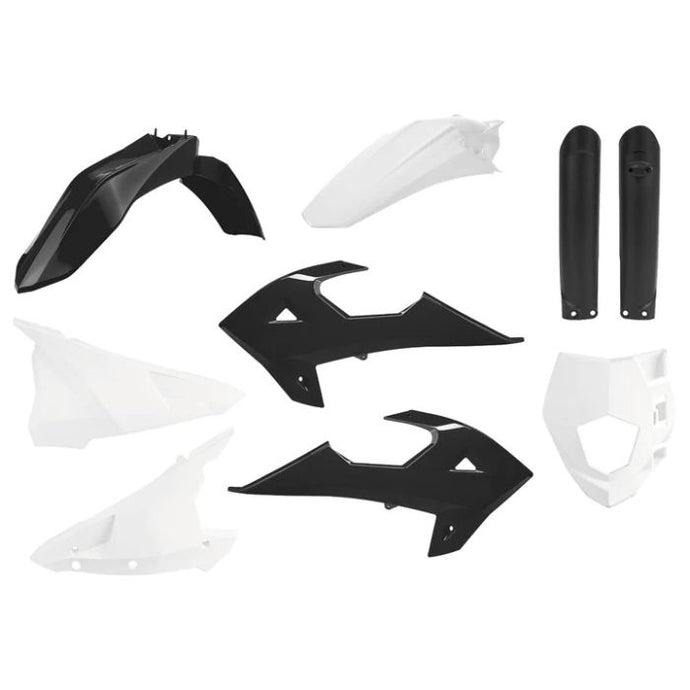 POLISPORT ENDURO FULL KIT BLACK/WHITE