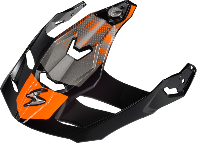 XT9000 PEAK VISOR TRAILHEAD ORANGE 52-590-05 image 1