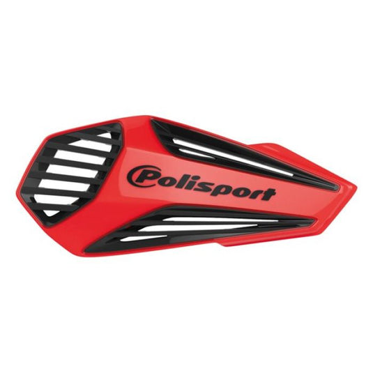 POLISPORT MX AIR HANDGUARD RED/ BLACK