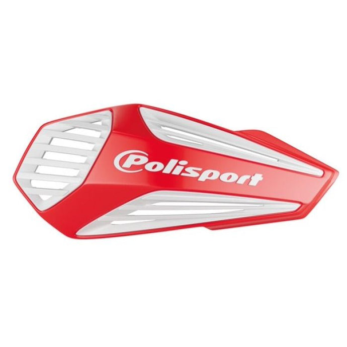 POLISPORT MX AIR HANDGUARD RED/ WHITE