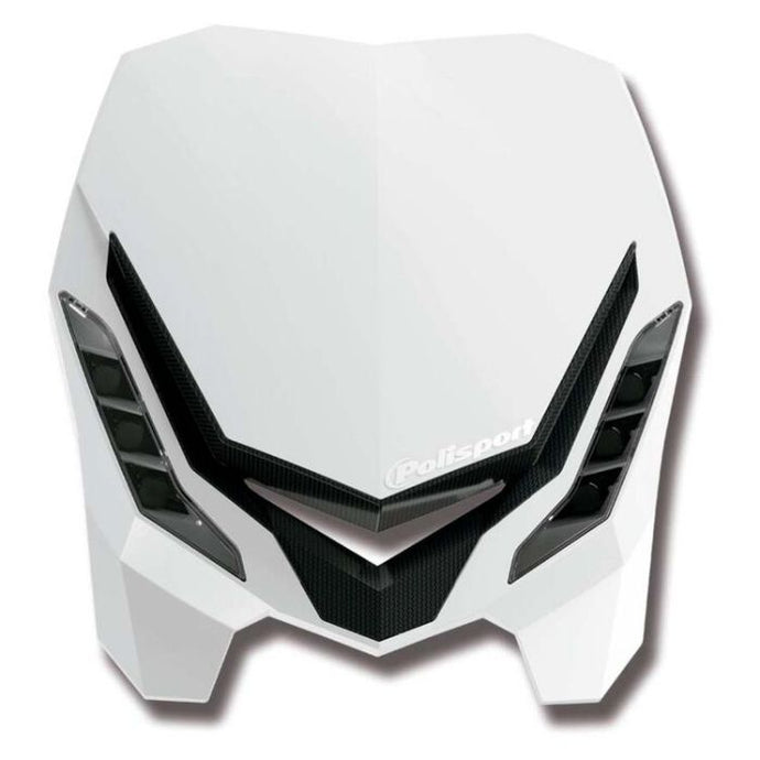 POLISPORT E-BLAZE HEADLIGHT HEADLIGHTS WHITE/BLACK