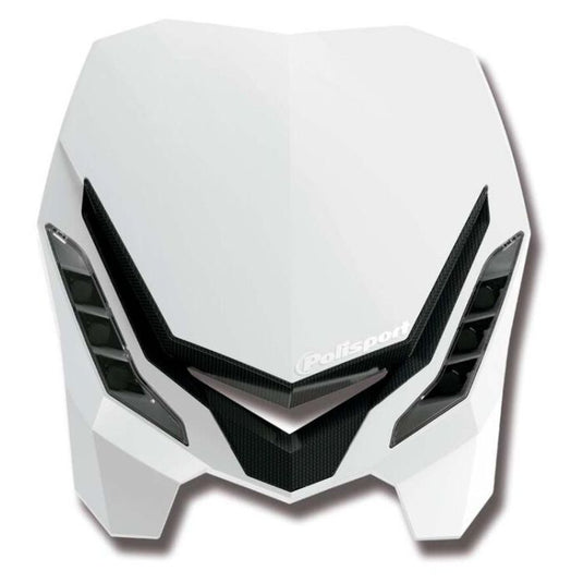POLISPORT E-BLAZE HEADLIGHT HEADLIGHTS WHITE/BLACK
