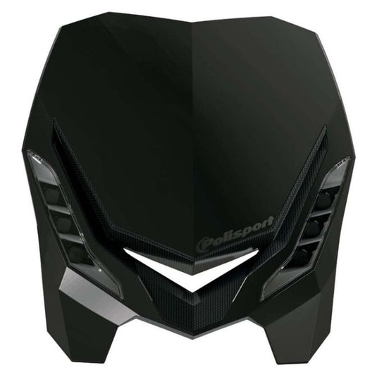 POLISPORT E-BLAZE HEADLIGHT HEADLIGHTS BLACK/BLACK