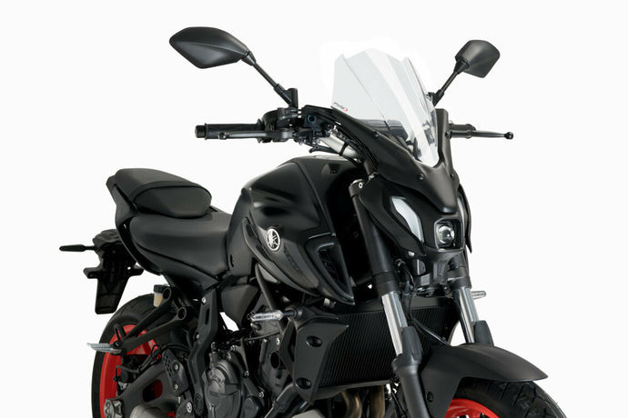WINDSCREEN NAKED NEW GEN TOURING CLEAR YAM 20619W image 1