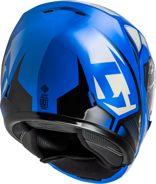 MD-04S SECTOR SNOW HELMET W/ ELECTRIC SHIELD BLUE/BLACK XL M4043977 image 2