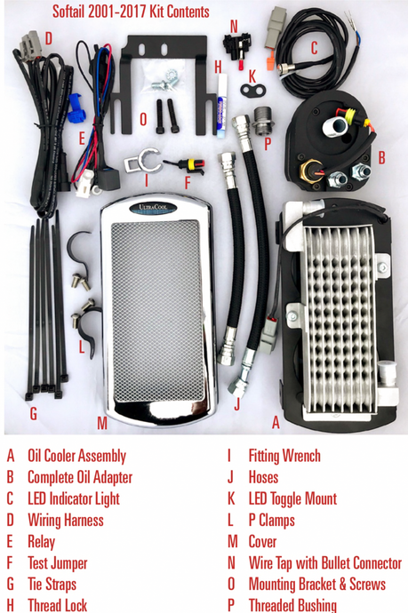 CENTER FRAME MOUNT OIL COOLER NON ABS  ST `01-17  CHROME ST-1C image 1