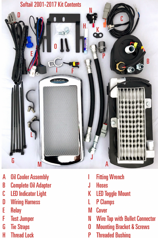 CENTER FRAME MOUNT OIL COOLER NON ABS  ST `01-17  CHROME ST-1C image 1